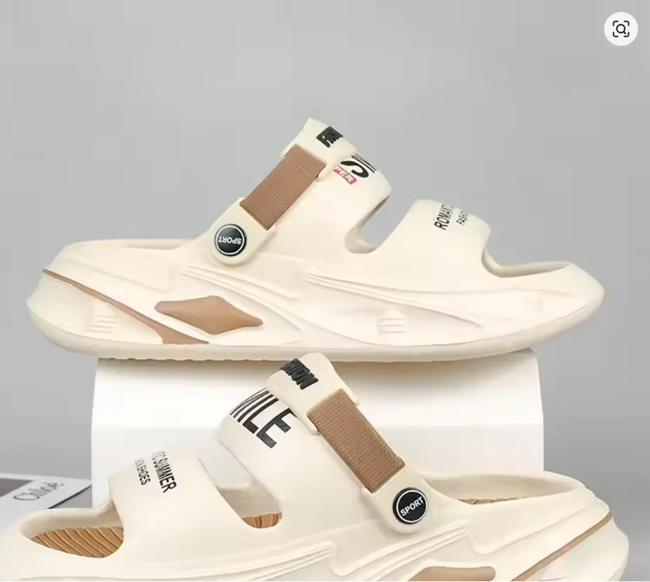 print 3D chanclas casuales para hombre  3D print model_1