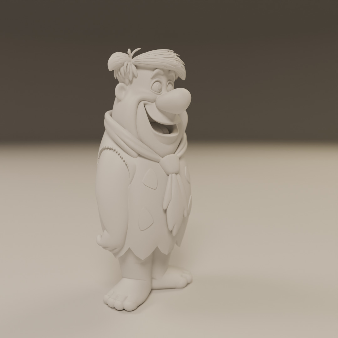 Fred Flintstone 3D print model_12