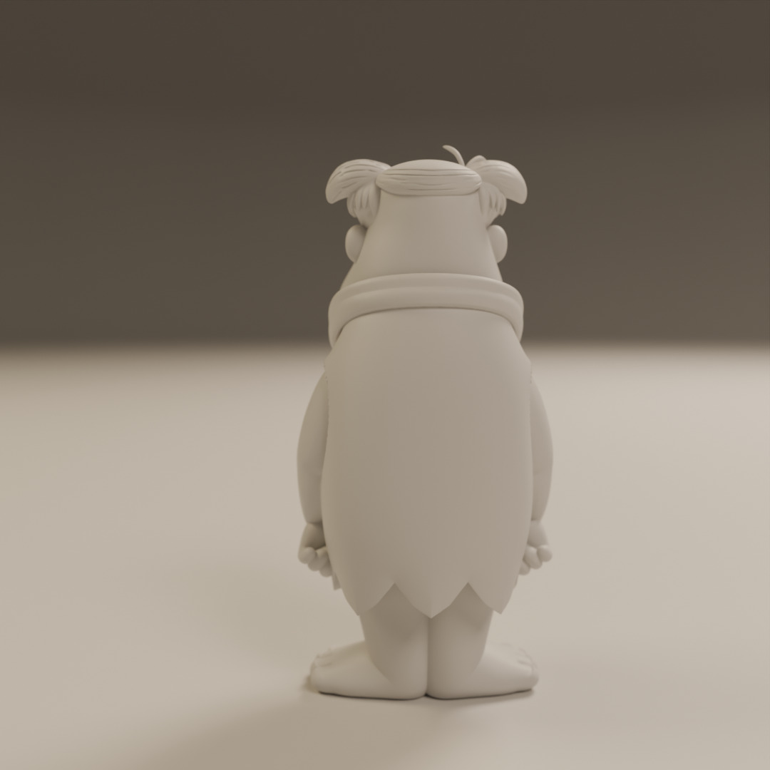 Fred Flintstone 3D print model_11