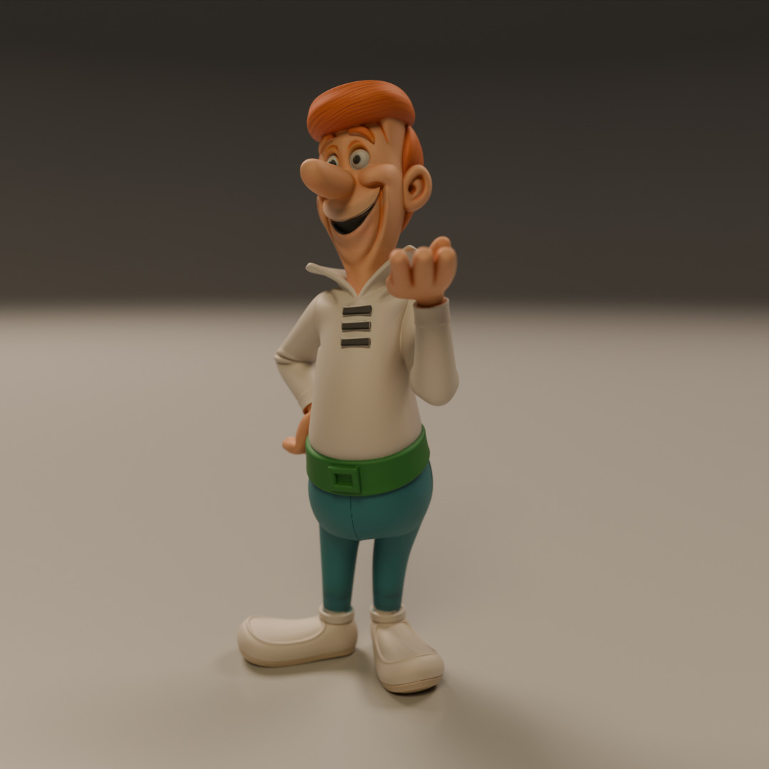 George Jetson 3D print model_2