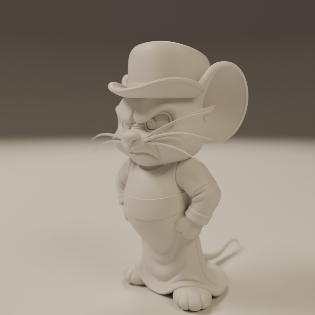 Muscles Mouse 3D print model_10