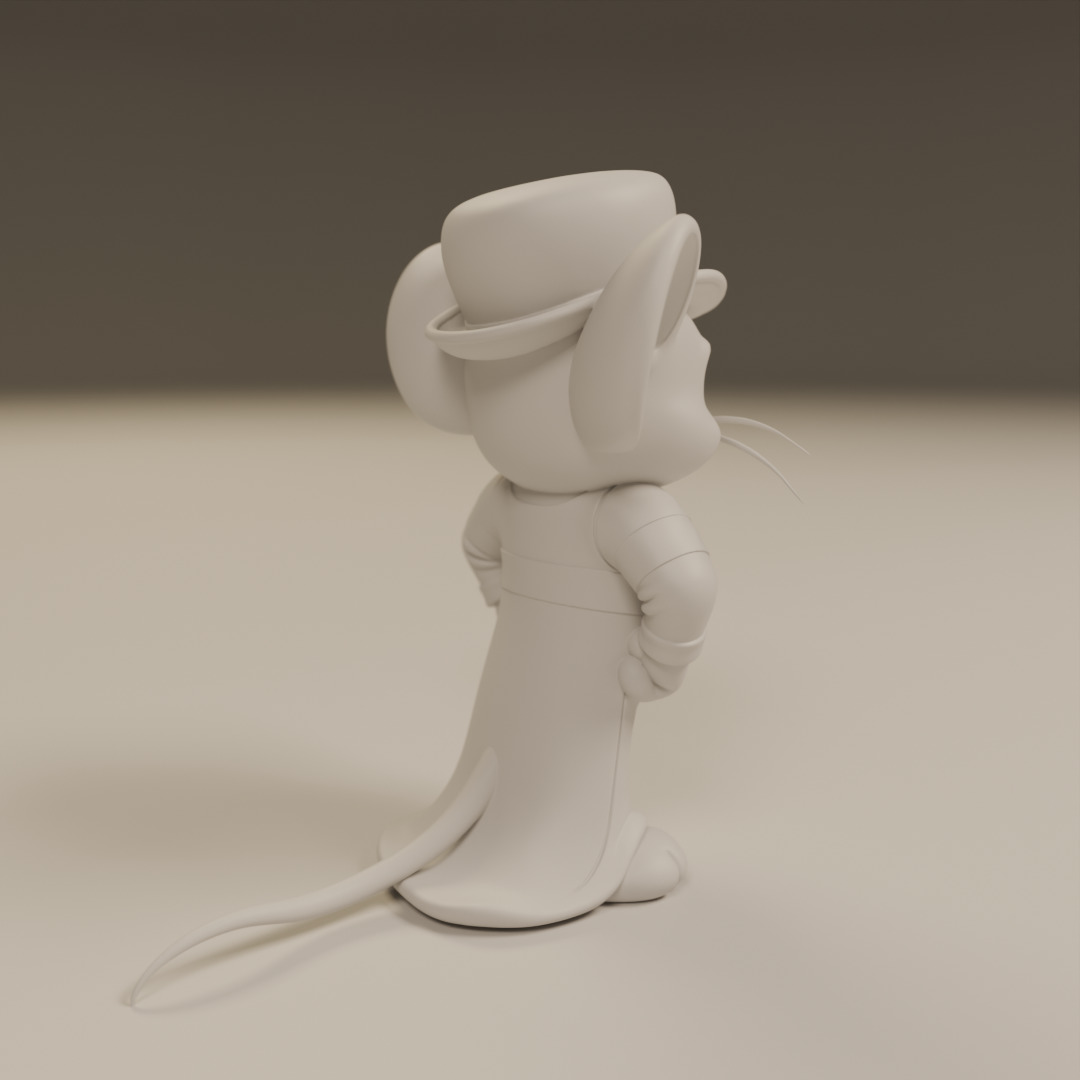 Muscles Mouse 3D print model_14