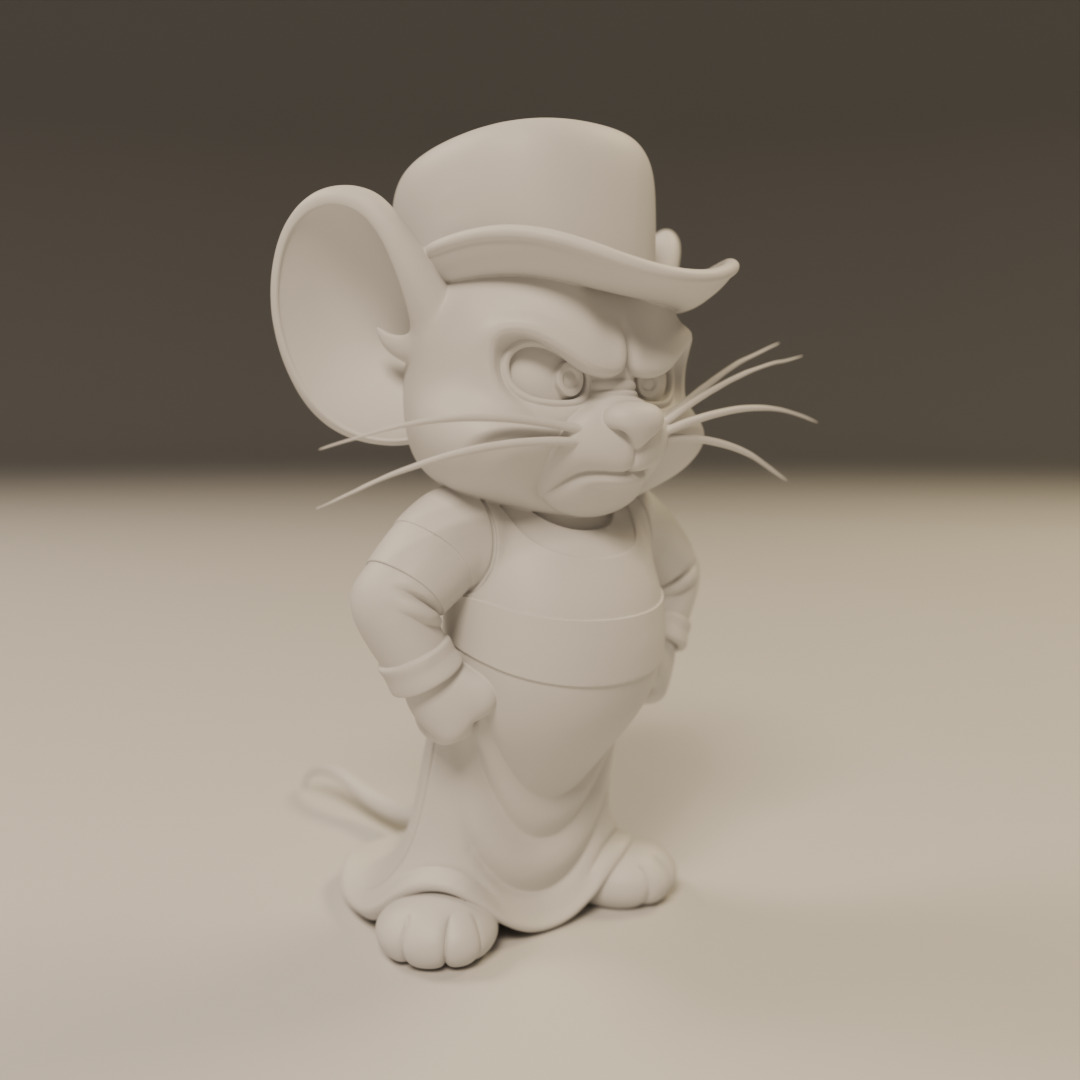 Muscles Mouse 3D print model_8
