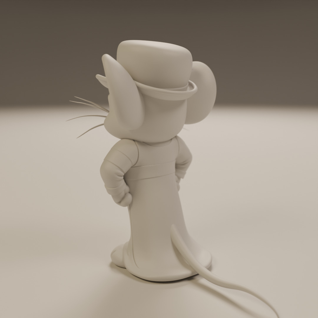 Muscles Mouse 3D print model_12