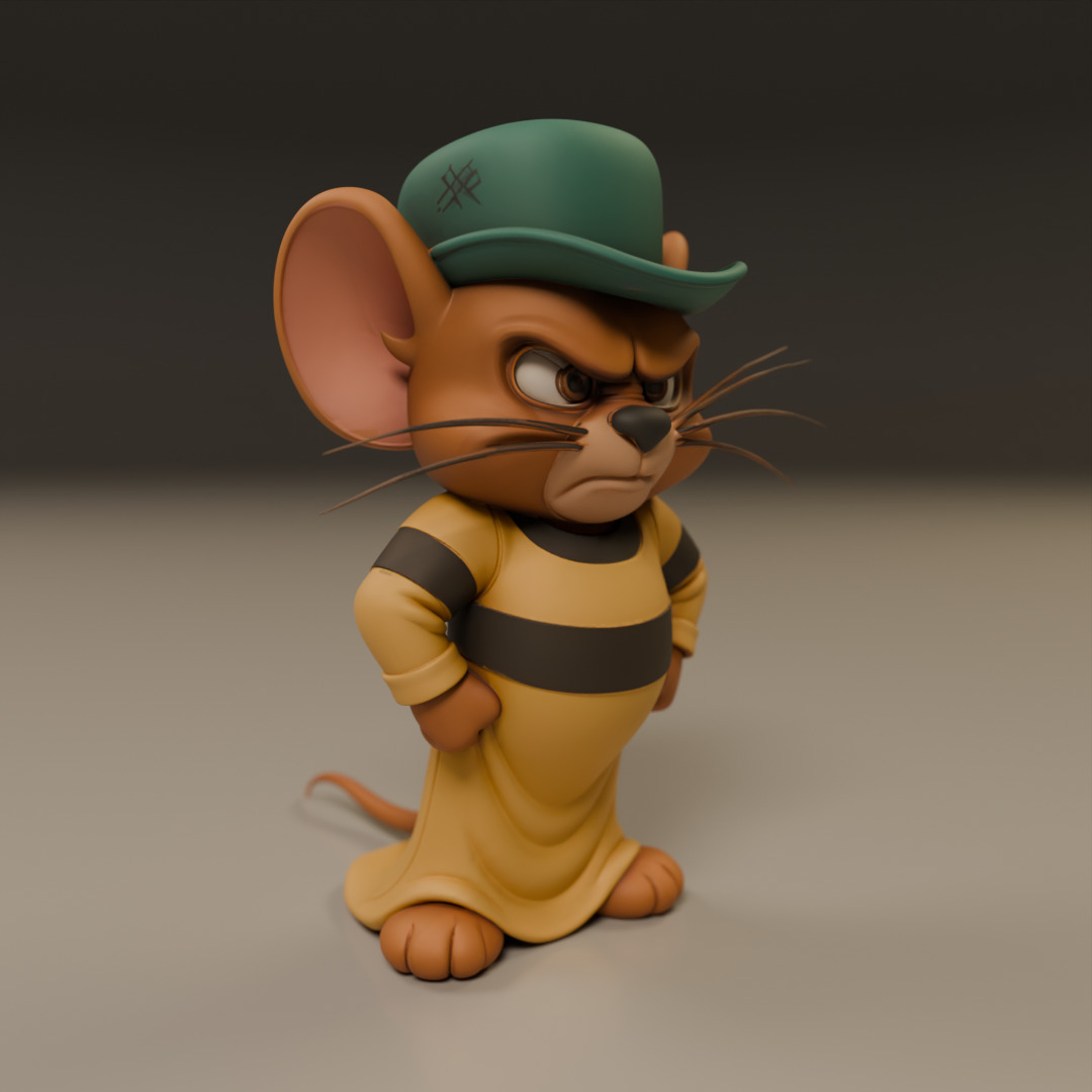 Muscles Mouse 3D print model_7