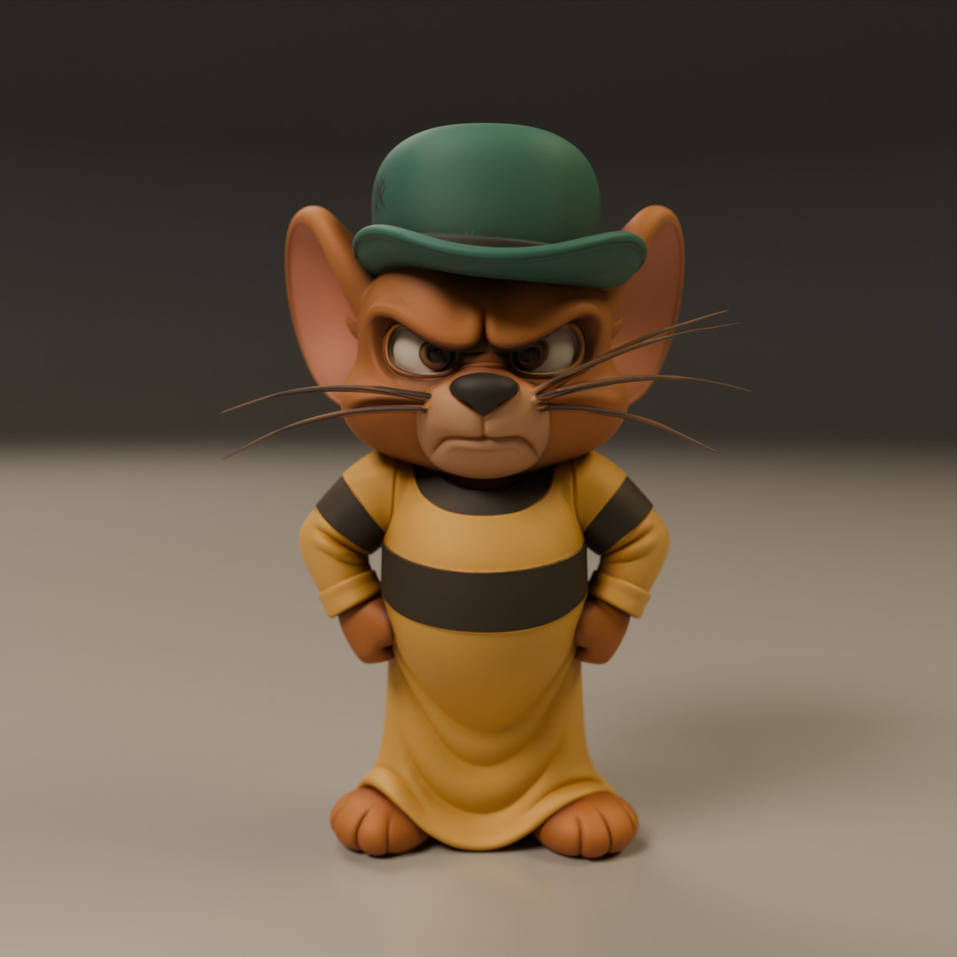 Muscles Mouse 3D print model_15