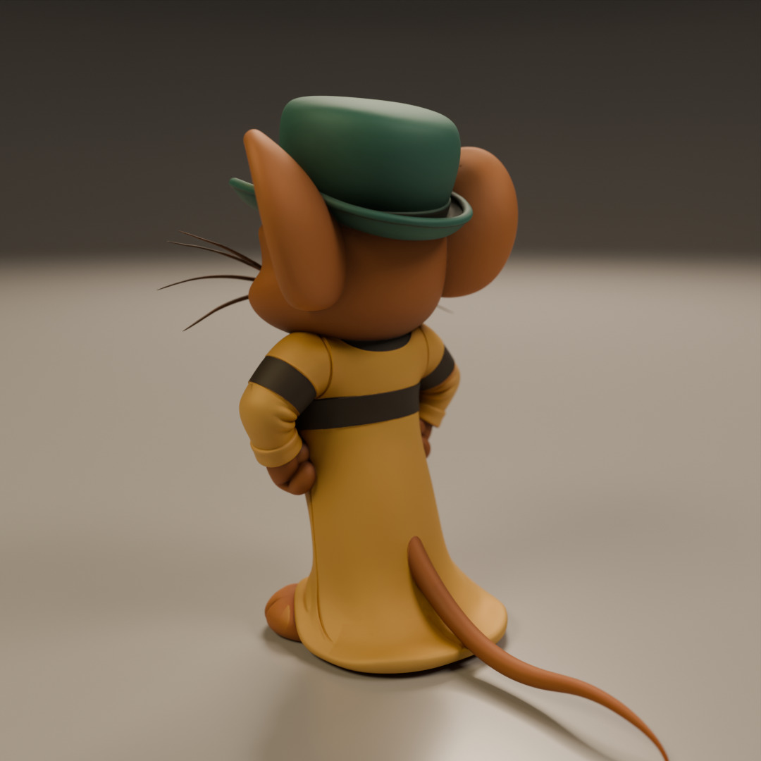 Muscles Mouse 3D print model_11