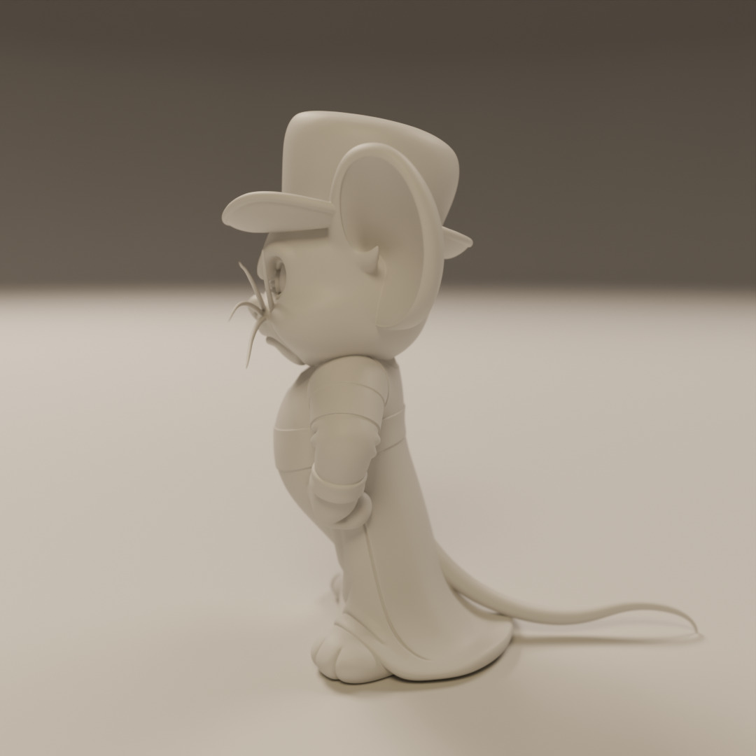 Muscles Mouse 3D print model_4