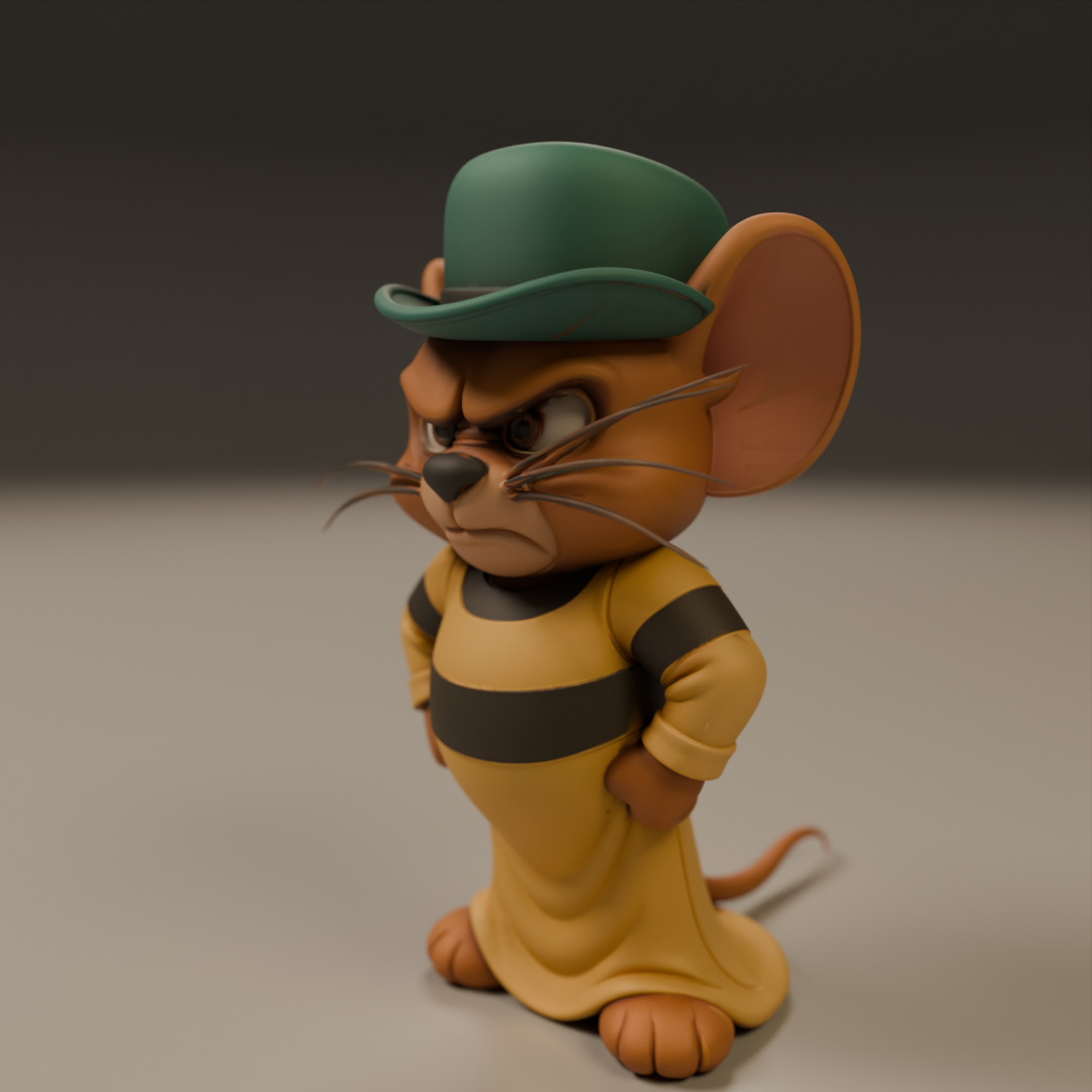 Muscles Mouse 3D print model_9