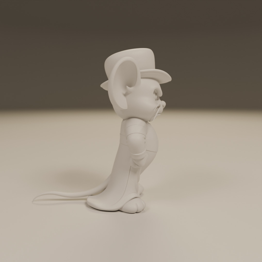 Muscles Mouse 3D print model_2
