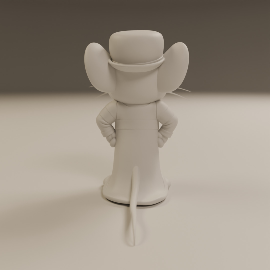 Muscles Mouse 3D print model_6