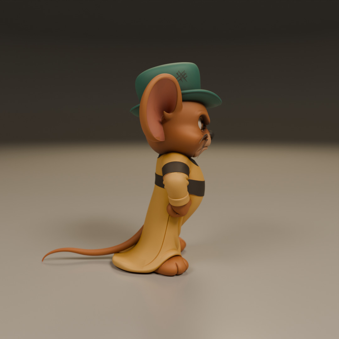 Muscles Mouse 3D print model_1