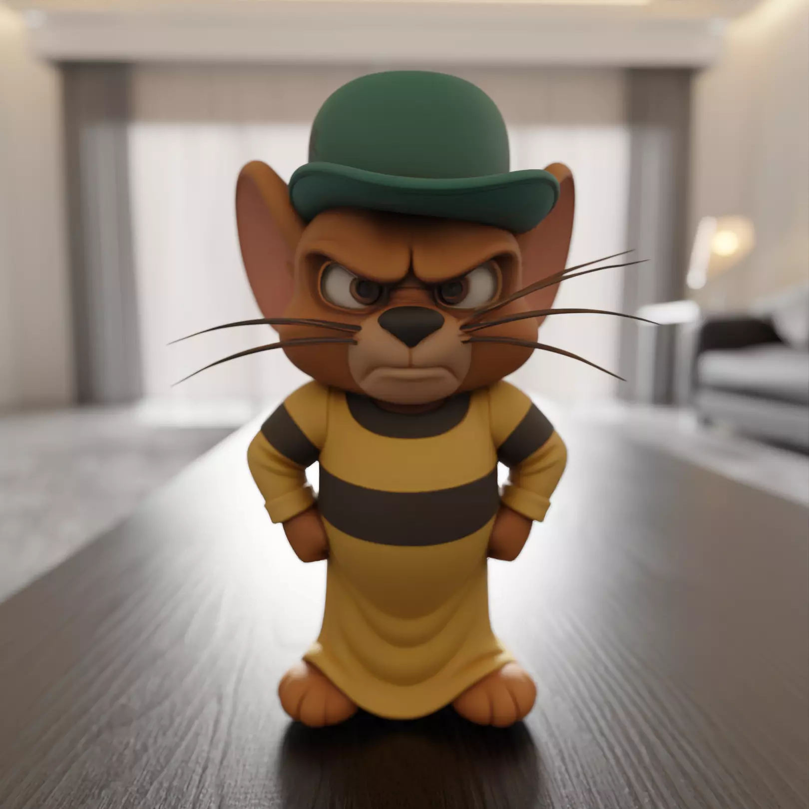 Muscles Mouse 3D print model_0