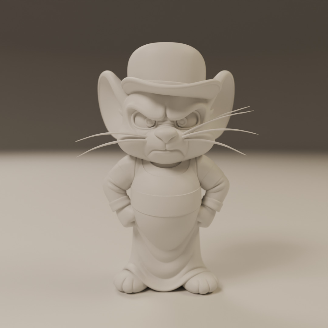 Muscles Mouse 3D print model_16