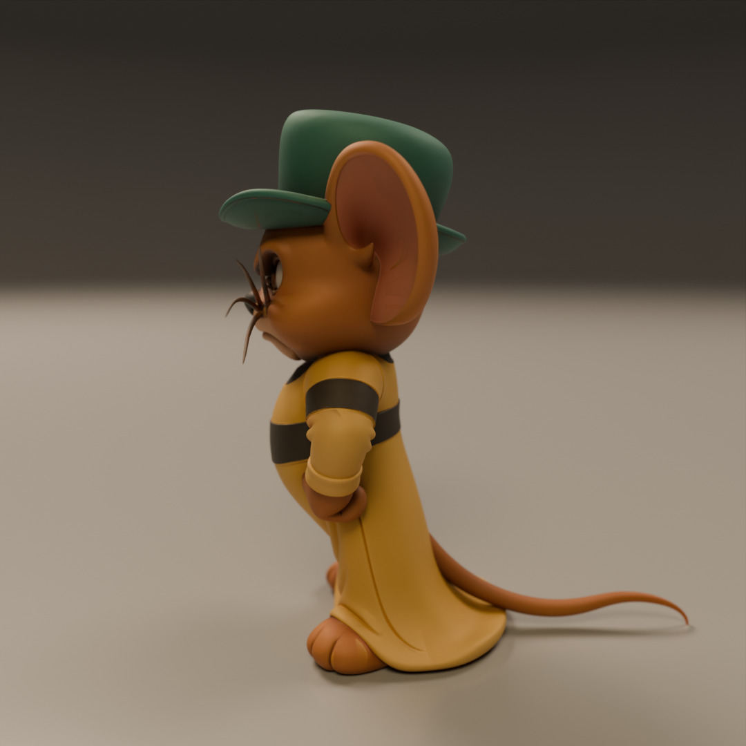 Muscles Mouse 3D print model_3