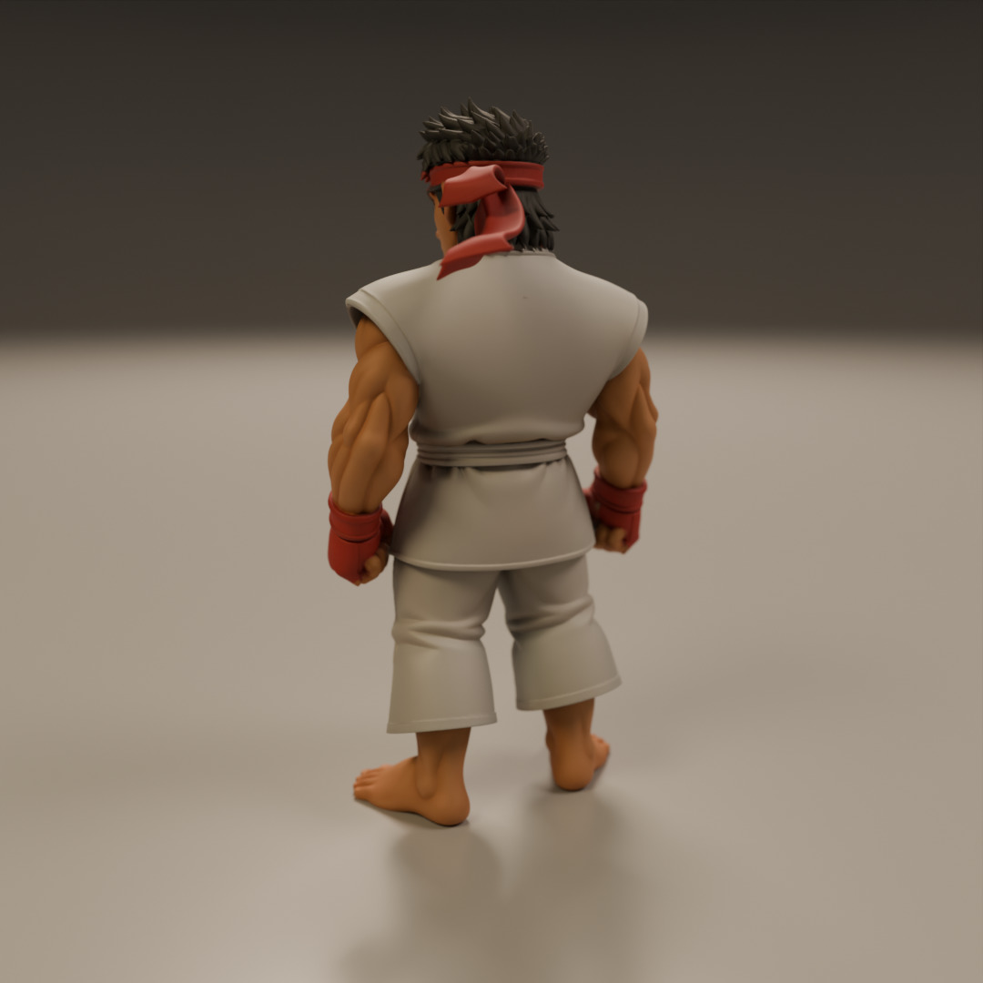 Riu - Street Fighter 3D print model_14