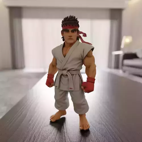 Riu - Street Fighter 3D print model