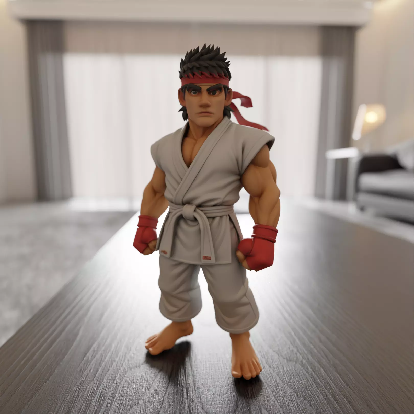 Riu - Street Fighter 3D print model_0