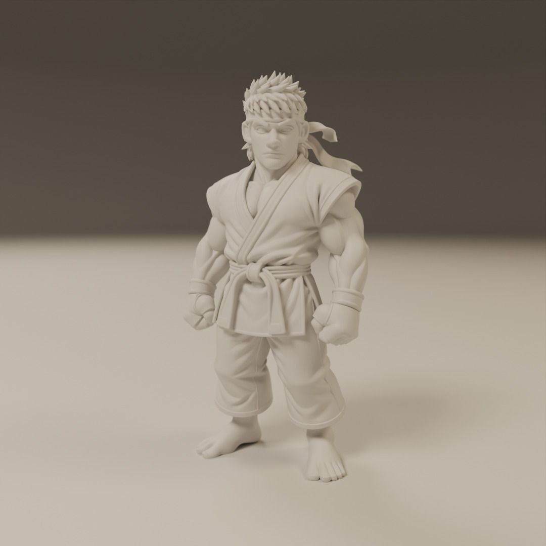 Riu - Street Fighter 3D print model_8
