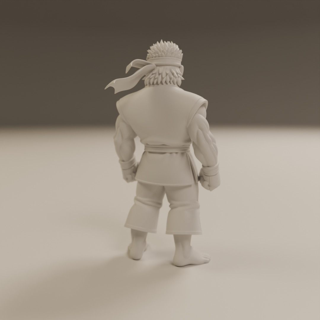 Riu - Street Fighter 3D print model_3