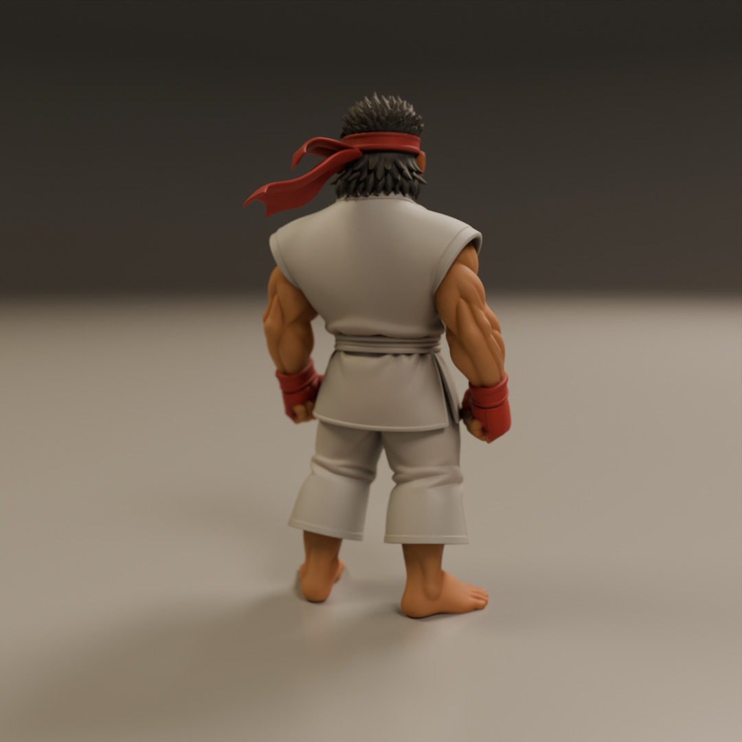 Riu - Street Fighter 3D print model_11