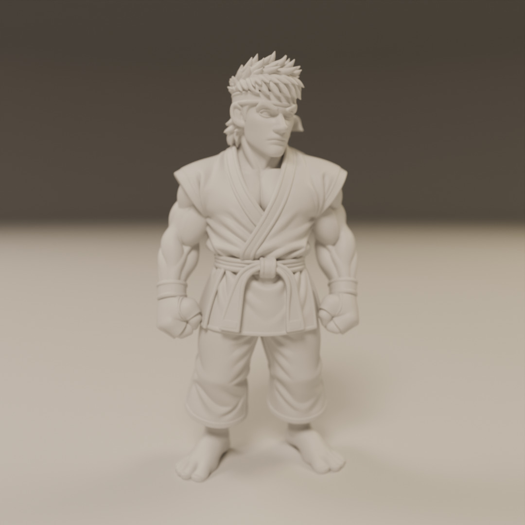 Riu - Street Fighter 3D print model_4