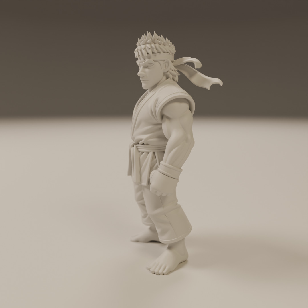 Riu - Street Fighter 3D print model_5