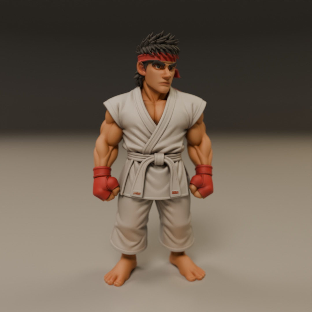 Riu - Street Fighter 3D print model_12