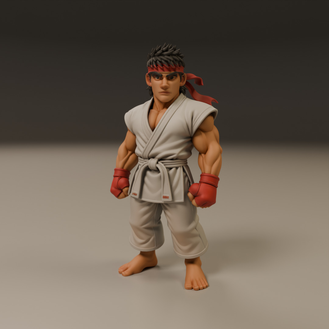 Riu - Street Fighter 3D print model_16