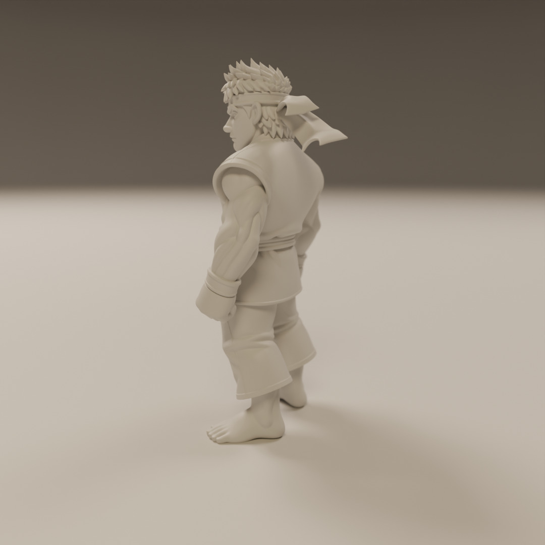 Riu - Street Fighter 3D print model_2