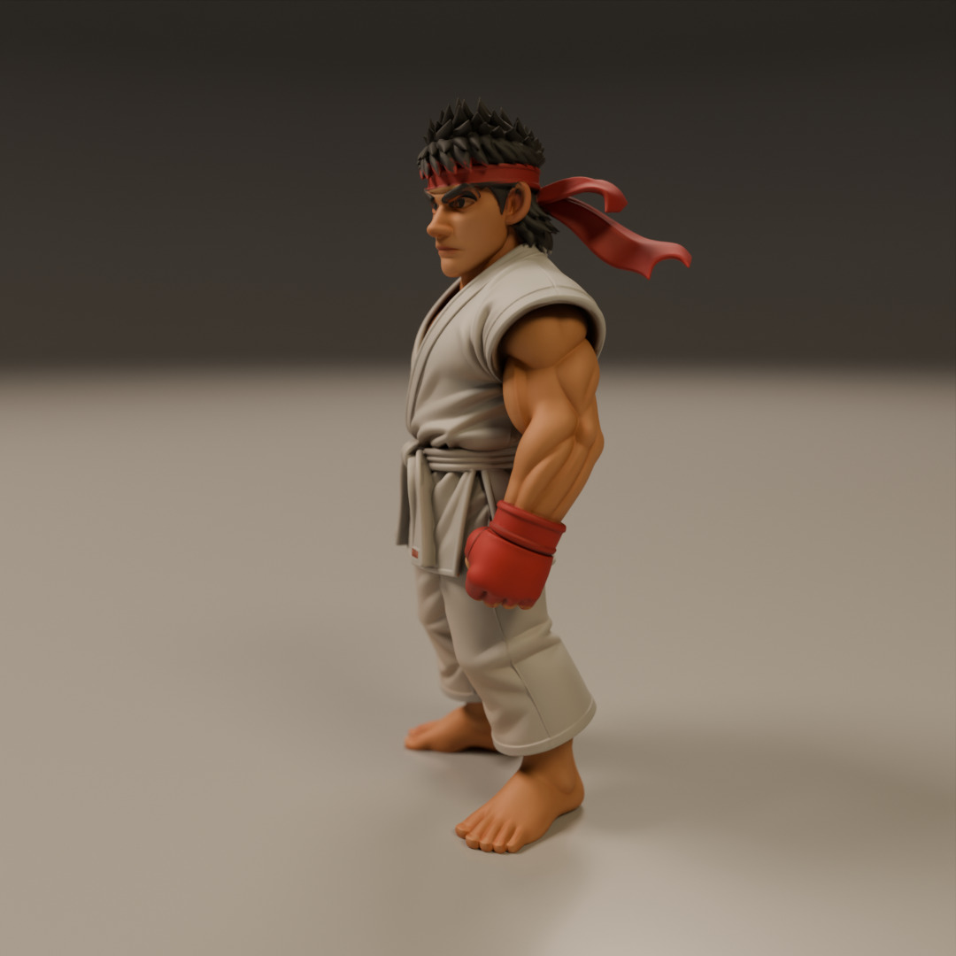 Riu - Street Fighter 3D print model_13