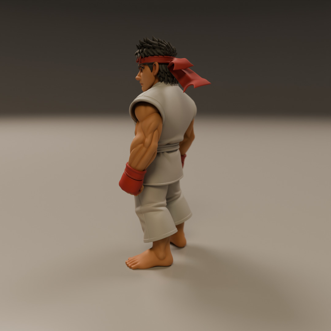 Riu - Street Fighter 3D print model_10