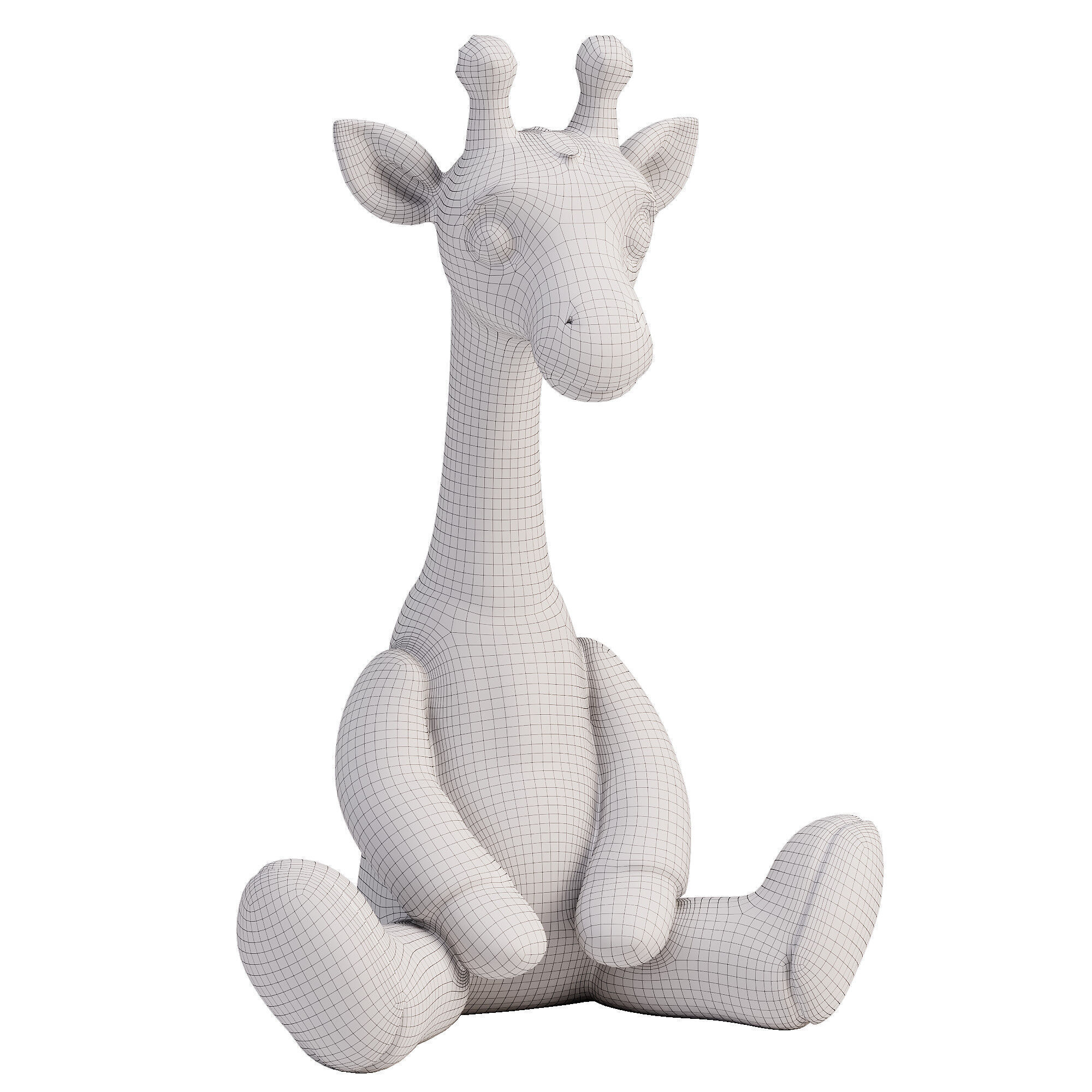  giraffe toy 3D model_1