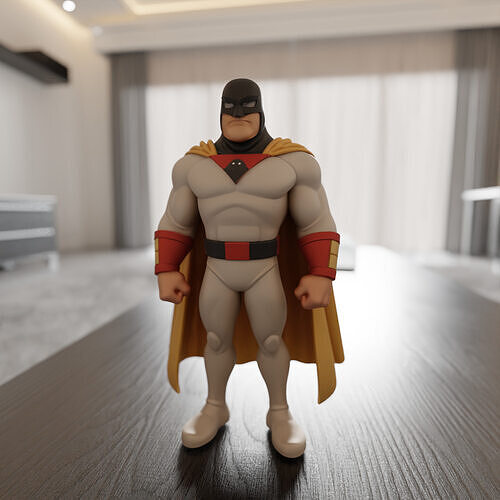 space ghost 3D print model