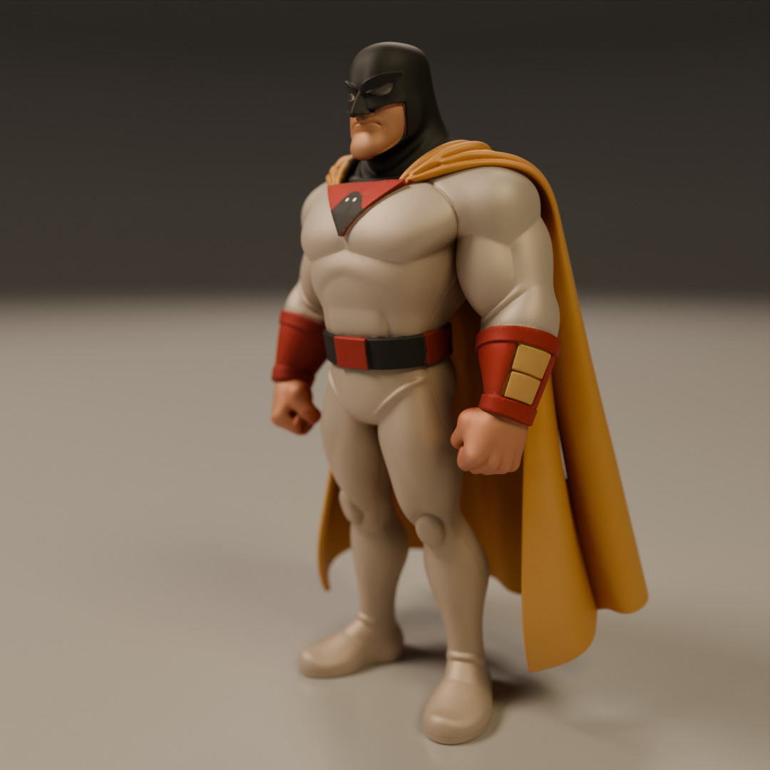 space ghost 3D print model_13