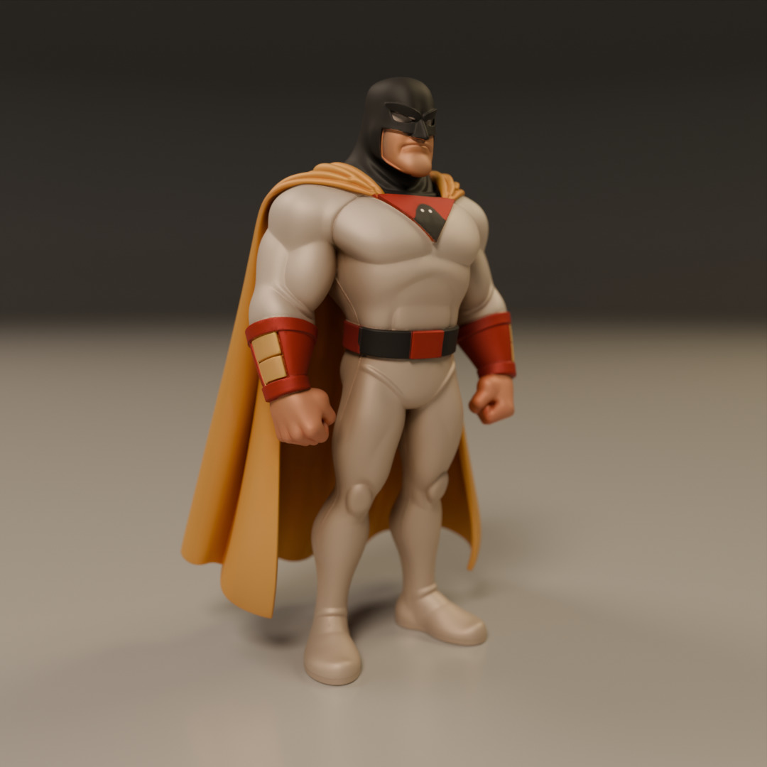 space ghost 3D print model_12