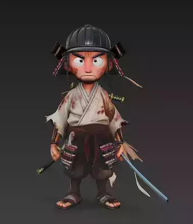 3D Samurai Character 1
