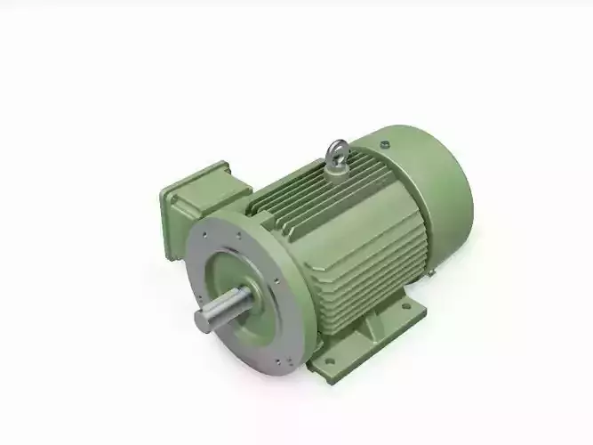 100L B34b Left IEC electric motor - 3D CAD model