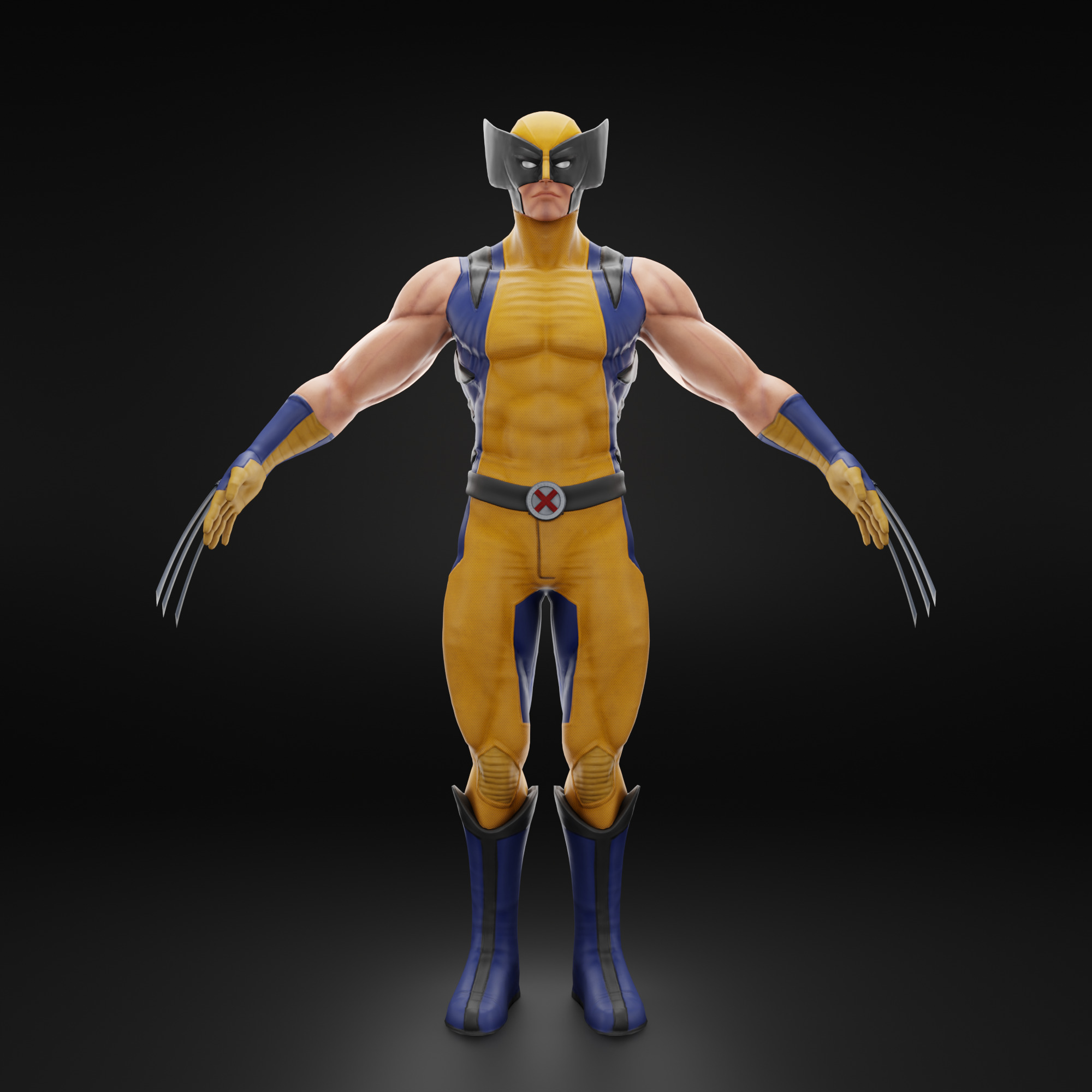 Wolverine 3D model_2
