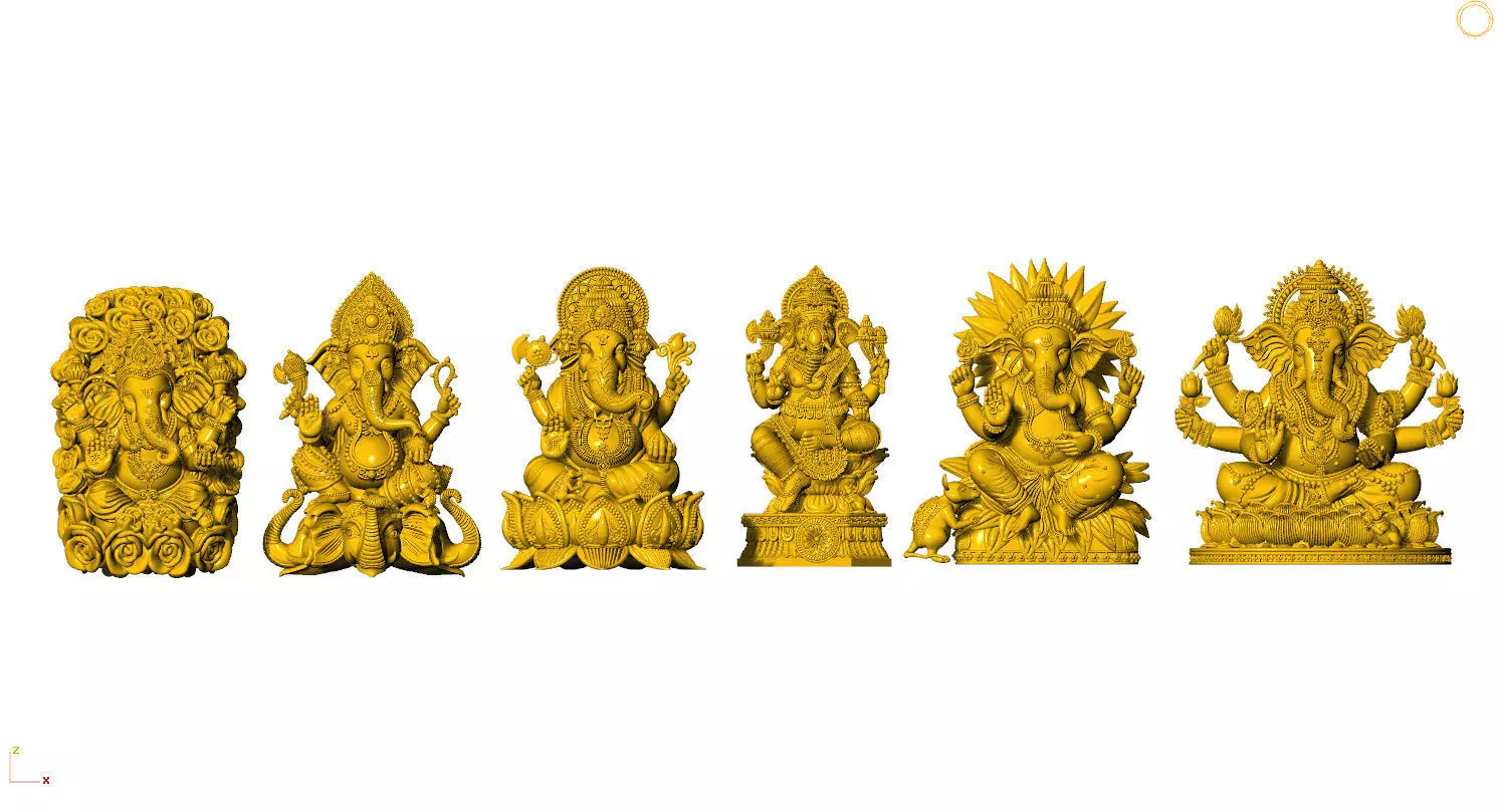 Ganpati 3D Idol New 3D print model_0