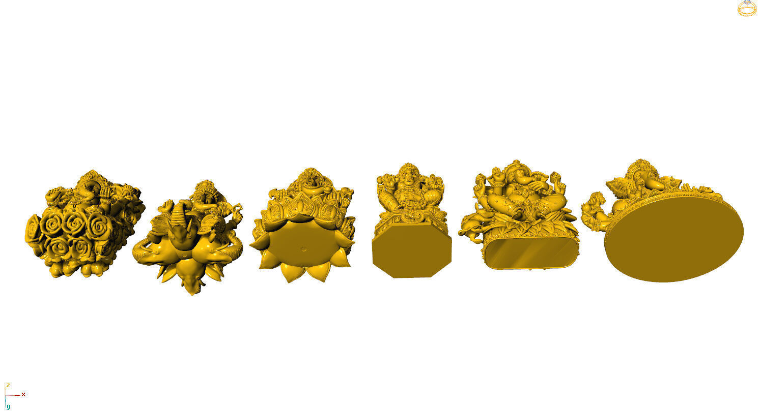 Ganpati 3D Idol New 3D print model_5
