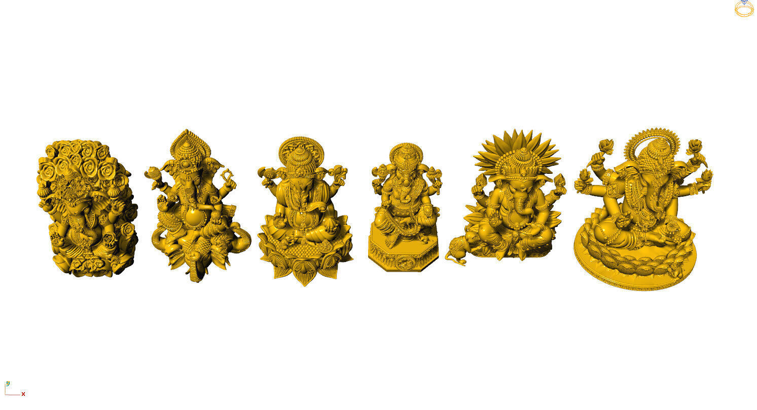 Ganpati 3D Idol New 3D print model_1