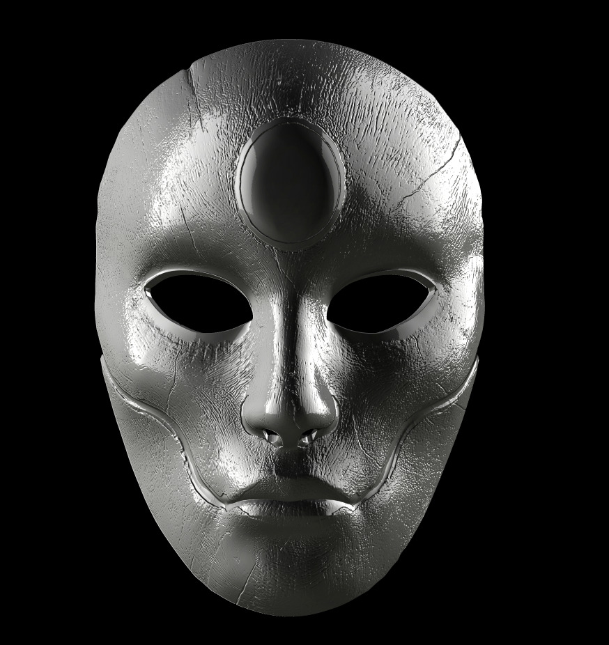 VICONIA MASK - Baldur Gate 3 Fan Art STL 3D print model_2