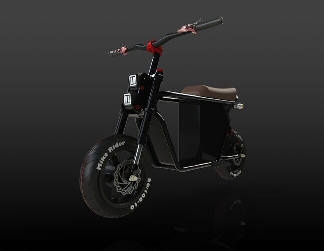 Electric Mini Bike 3D model