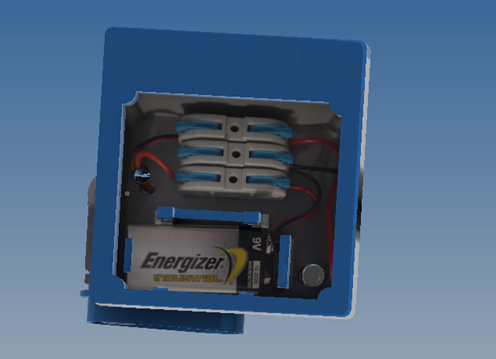 Industrial fan model kit 3D print model_9