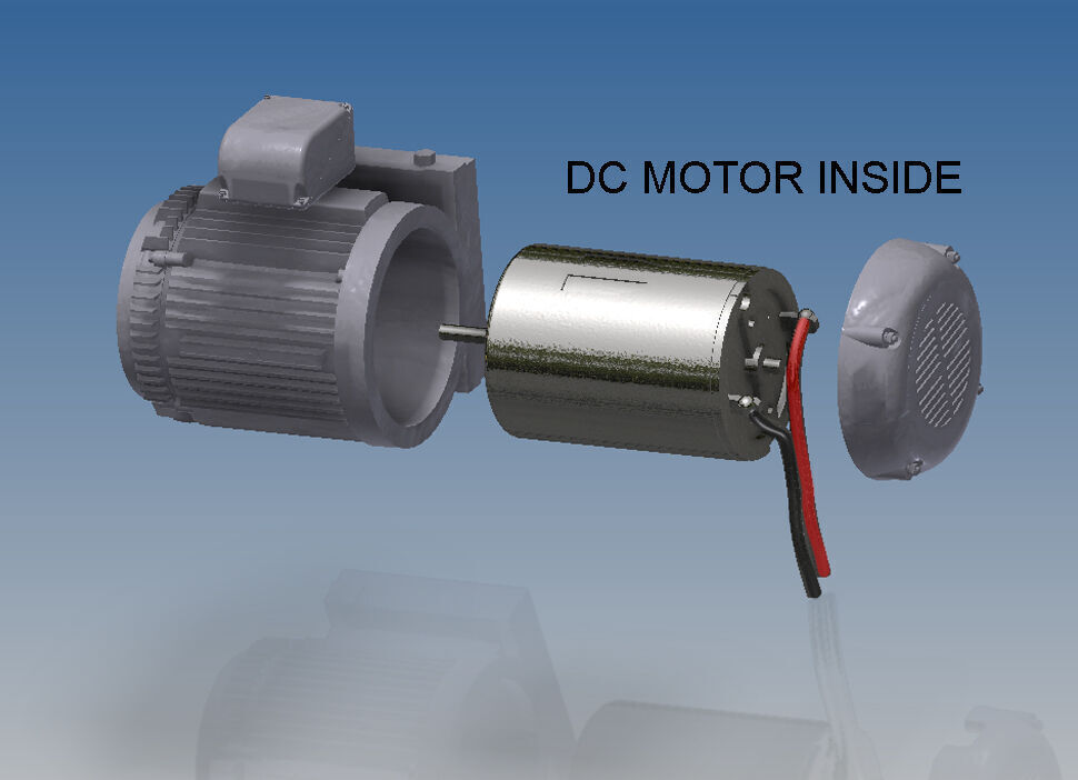 Industrial fan model kit 3D print model_7