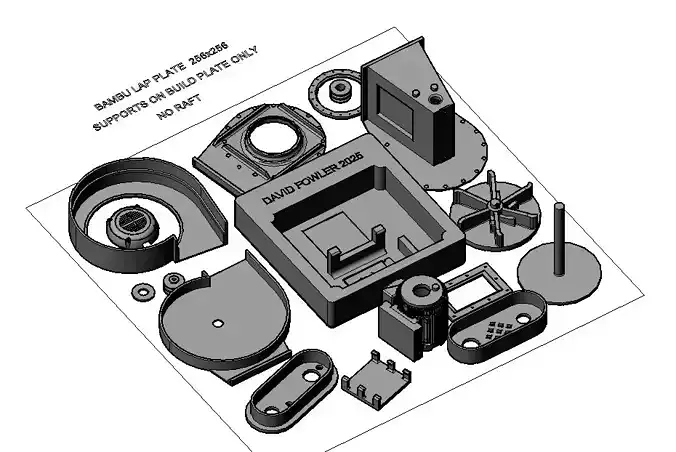Industrial fan model kit 