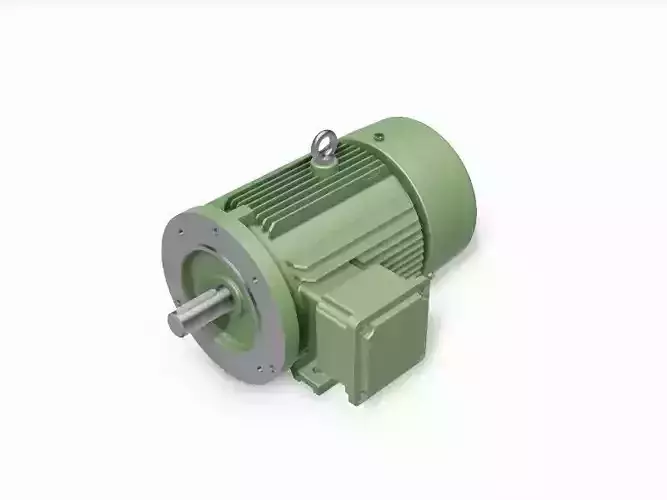 100L B34b Right IEC electric motor - 3D CAD model
