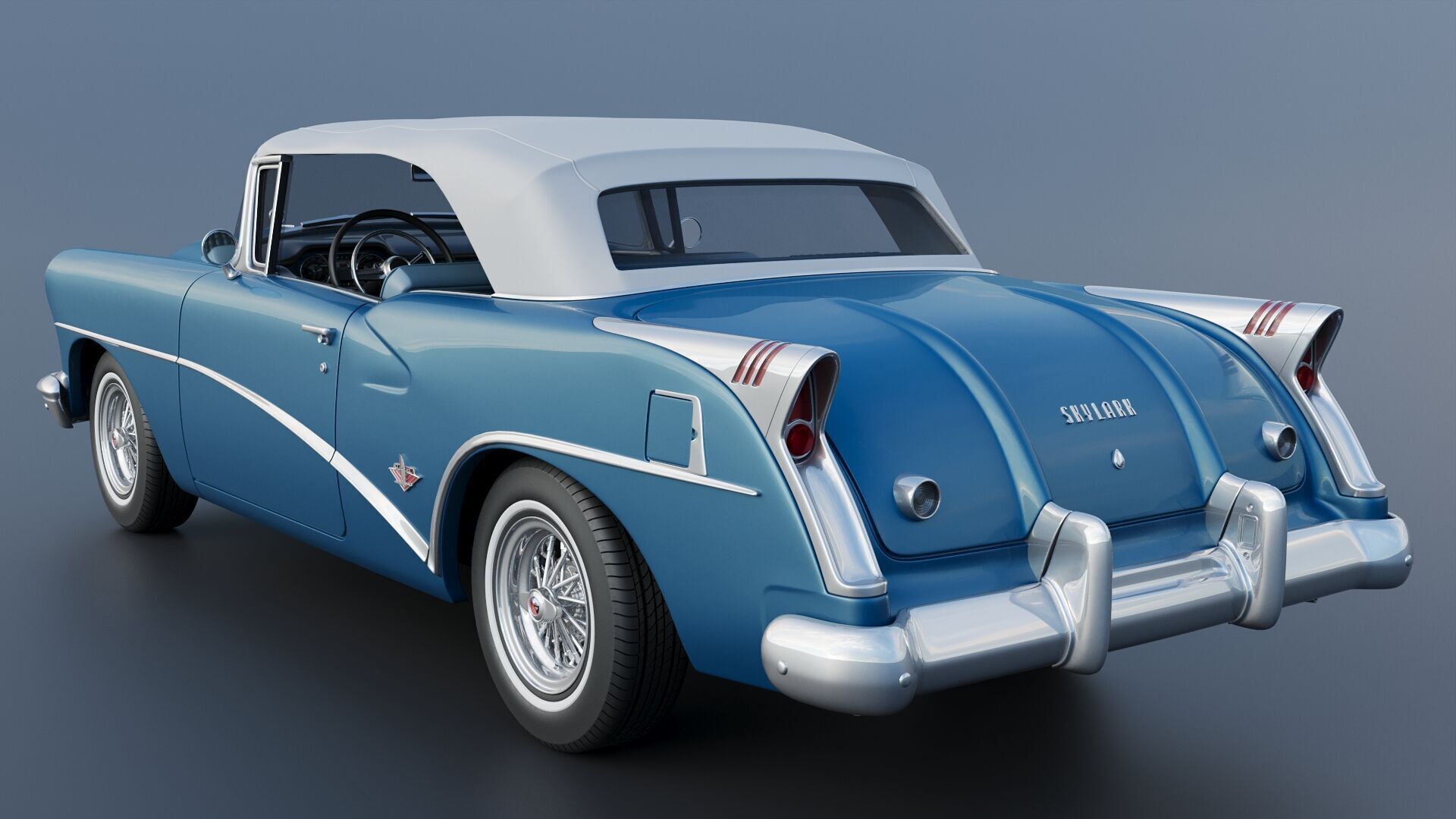 Buick Skylark 1954 3D print model_5