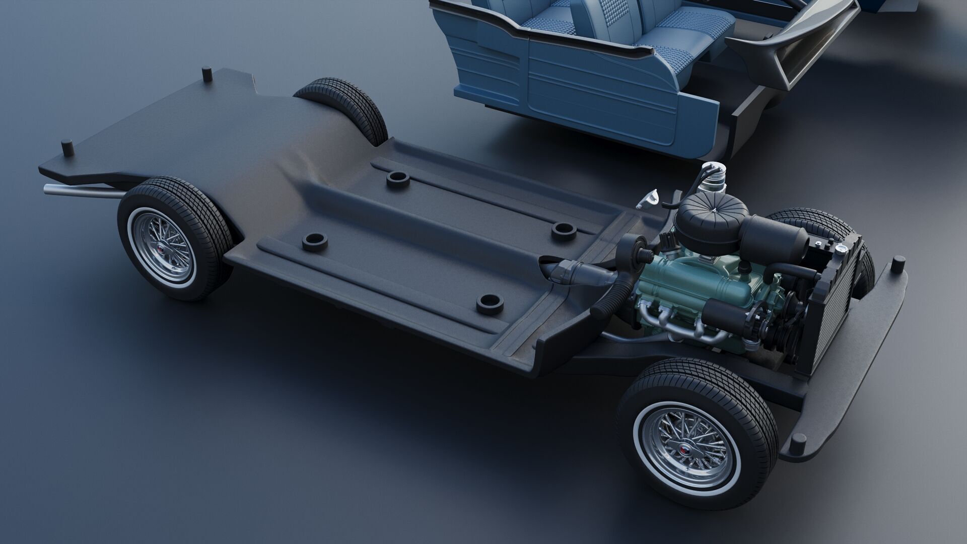 Buick Skylark 1954 3D print model_32